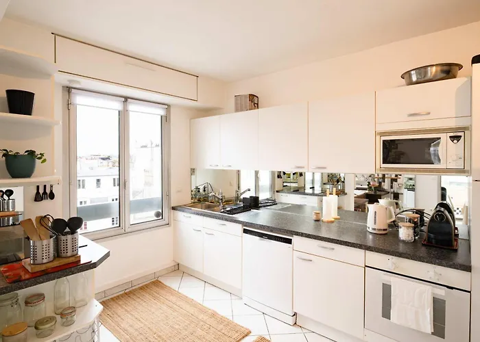 דירה Loft Duplex Terrasse View On פריז